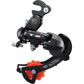 Shimano Rd-Tz500 6-Speed Rear Derailleur With Mounting Bracket Rear Mech